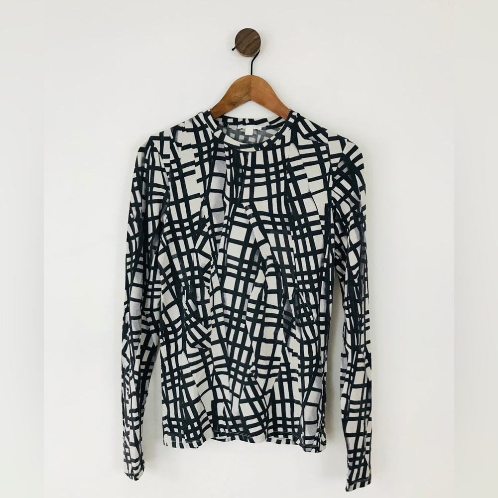 NWOT! COS Women’s Geometric Abstract Print Long Sleeve Size XS